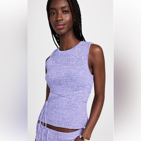 NWT! Christopher Esber Wrapped Tie Fitted Tank Sz S - Picture 6 of 9